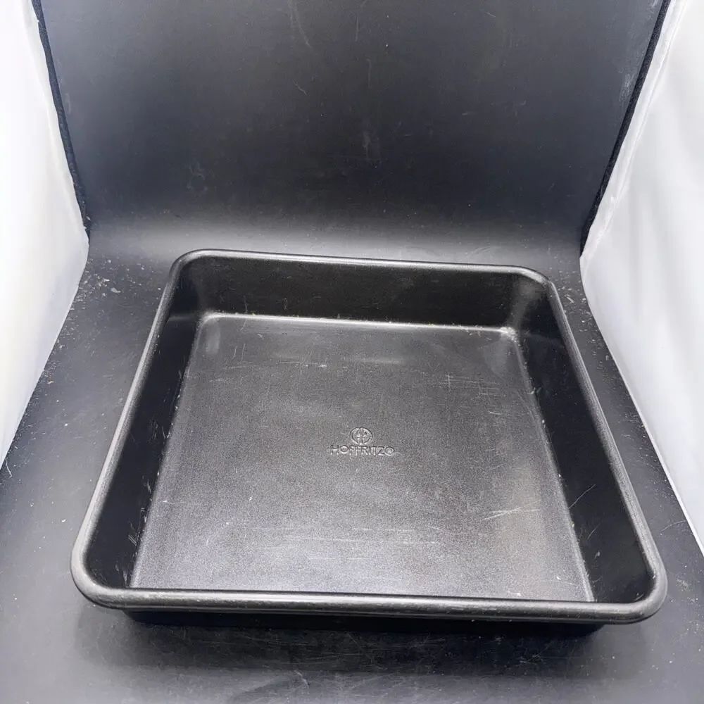 Vintage Hoffritz 9x9 Nonstick Square Cake Brownie Baking Pan Heavy Gauge Steel